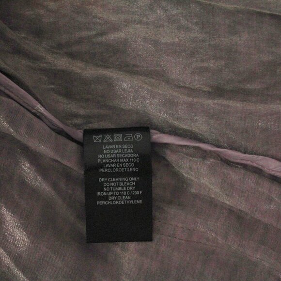 Javier Simorra Barcelona Crinkle Purple Single Breasted Blazer Jacket 10 NEW - Picture 10 of 10